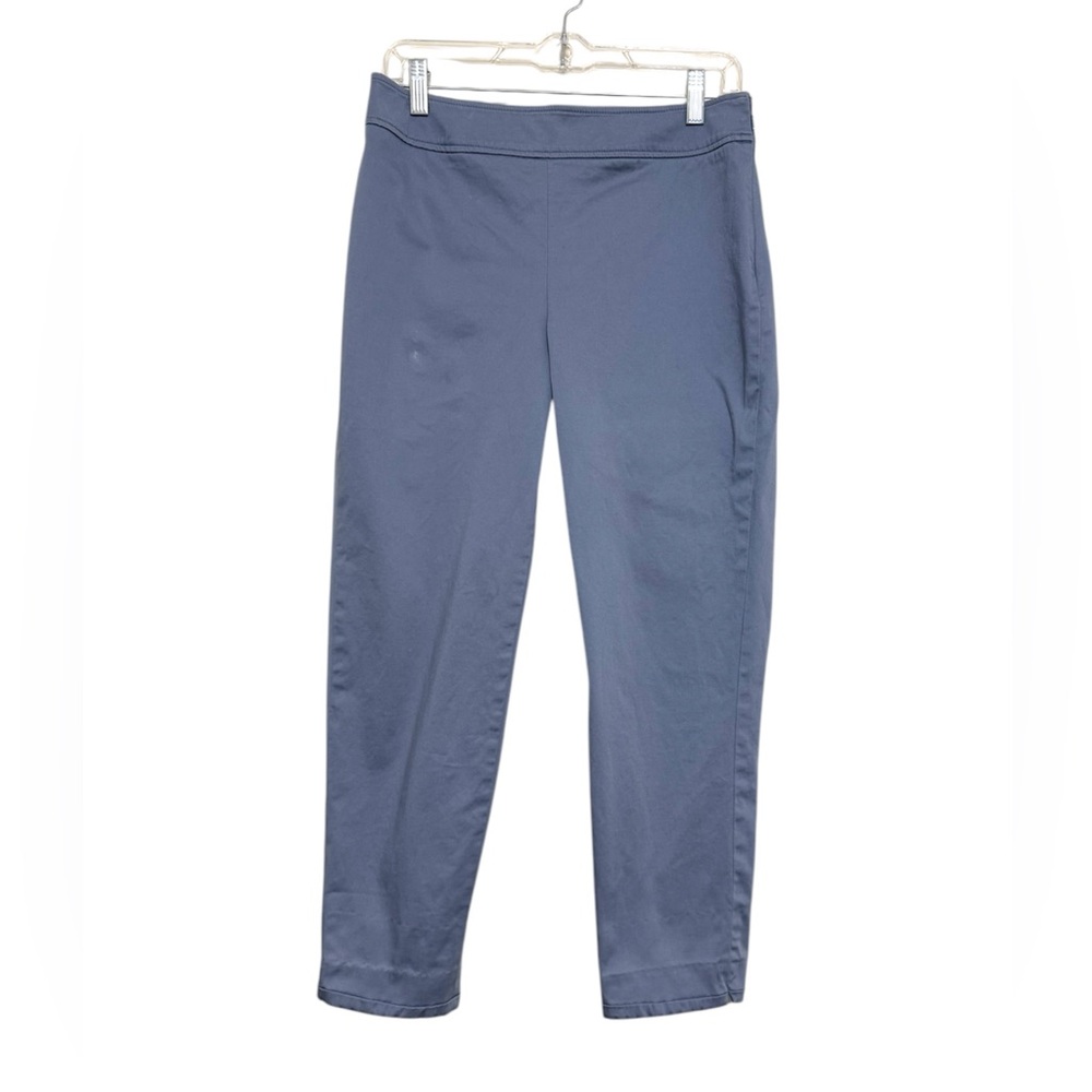 Pendleton Chino Crop Pant Semi-Satin Dusty Steel Blue Stretch women’s Size 6